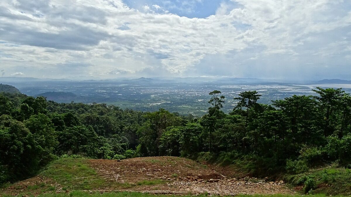 Scenic view from Bokor Mountain near Kampot
