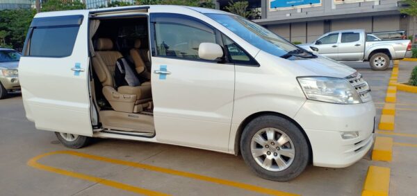 MPV Alphard Rental in Sihanoukville with Driver